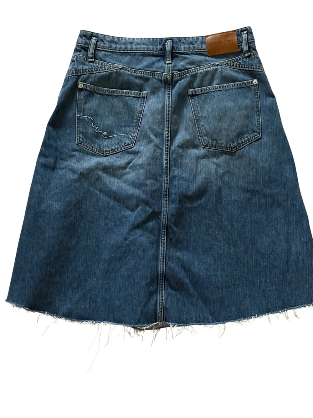 We the Free Size 29 Midi Blue Denim Skirt - Picture 2 of 4